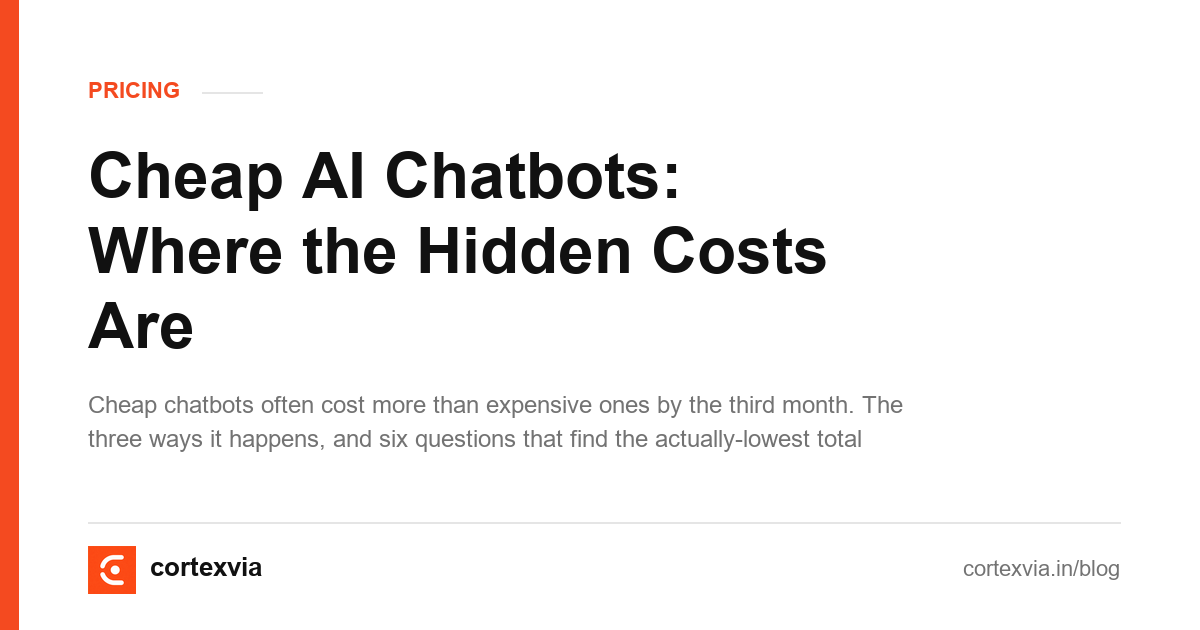 Cheap AI Chatbots: Where the Hidden Costs Are